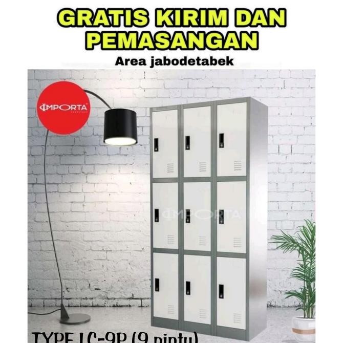 

Lemari Loker Besi / Stell Locker Cabinet / Loker Laci Pintu Besi