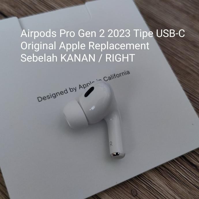 Earpiece Airpods Pro Gen 2 Kanan Model Tipe C 2023 Original Dan Terpercaya