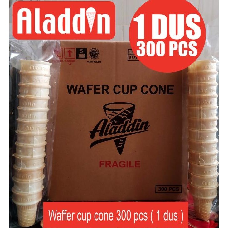 

CO Cup Cone Ice Cream merk Aladdin / Wafer Cup Cone Aladdin