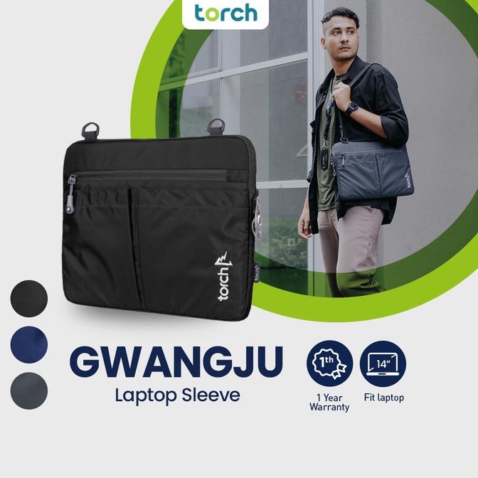 Promo Torch Tas Selempang Laptop Anti Air - Sling Bag Laptop Slevee Gwangju