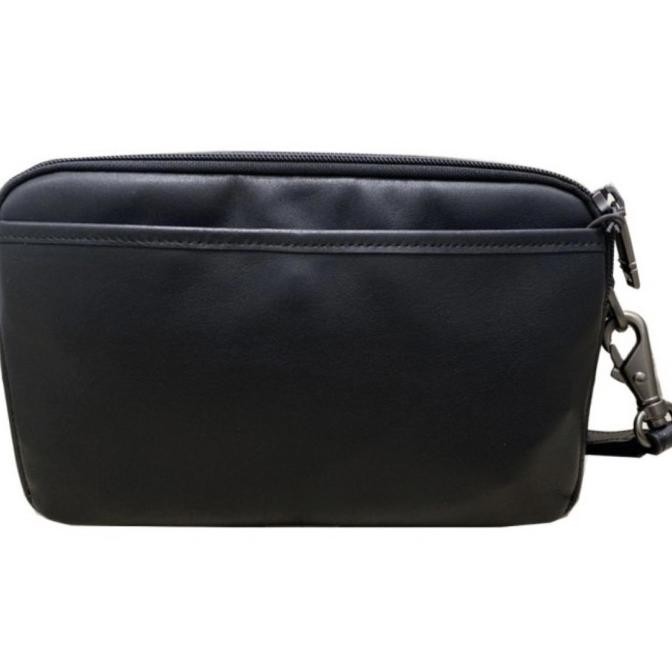 Murah Tumi Alpha 3 Clutch Leather - Black