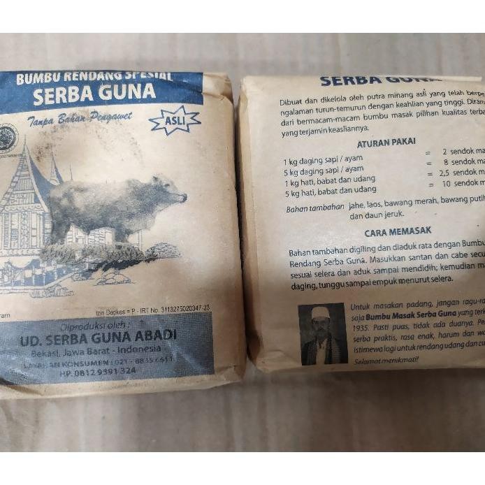 

Bumbu Rendang Peial Erba Guna 250Gram Bumbu N