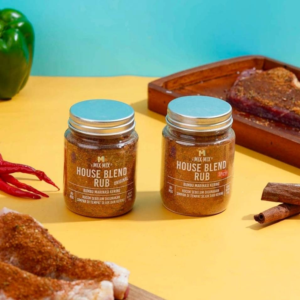 

Paet 2 Botol Dry Rub Bumbu Marinai Erbaguna Rendah Al No Mg 110Gr