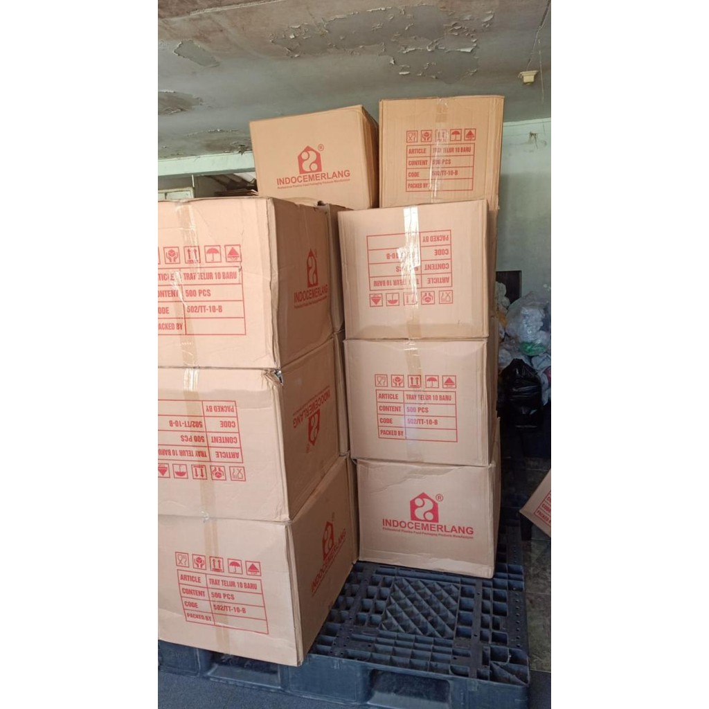 

CO Mika tray telur isi 10 pakai pengunci PER KARTON / PER DUS