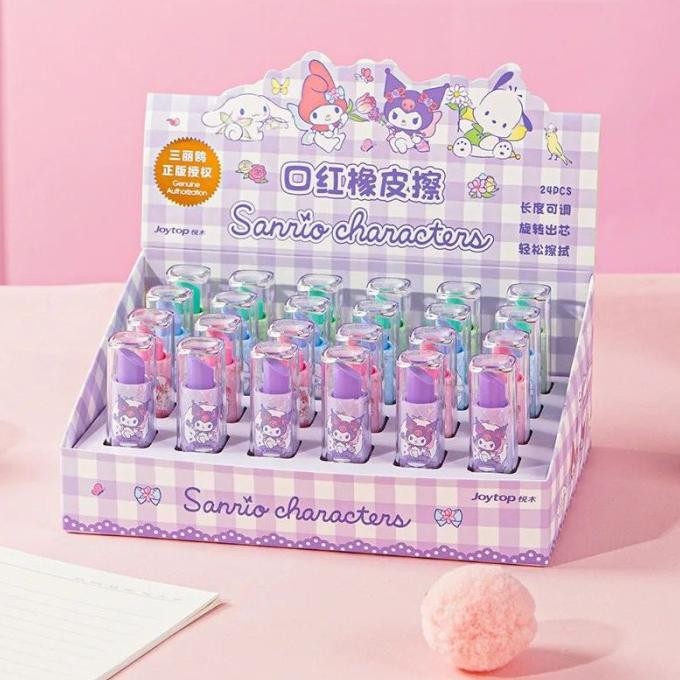 

#####] Lipstick eraser sanrio penghapus setip kuromi cinnamoroll melody pochacoo