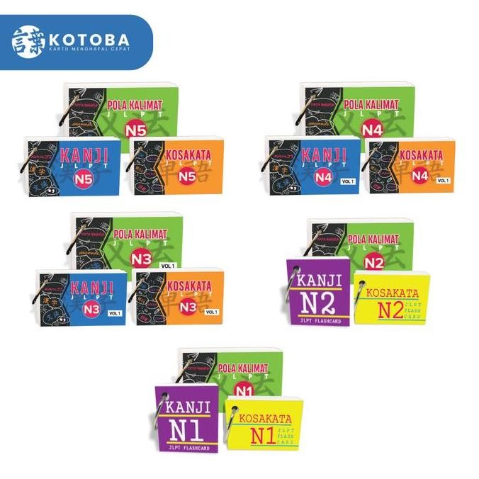 

Terlaris Kotoba Flashcard - Paket Set Jlpt Kartu Edukasi Kamus Belajar Bahasa Jepang Toys Ready Stok