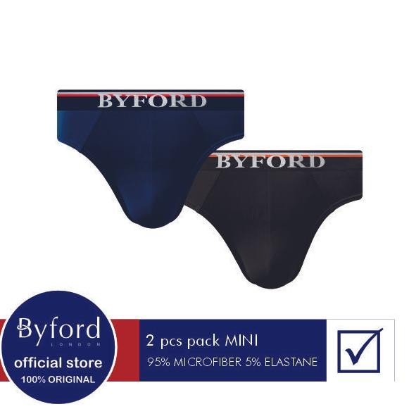 Byford Celana Dalam Pria Mini Briefs 2 Pcs / Pack - Vbyb27M2Fs Original Dan Terpercaya