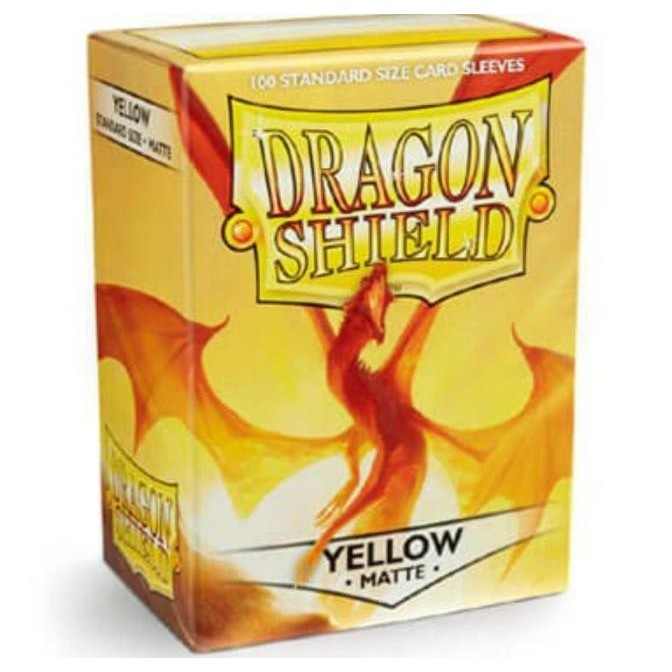 MURAH dragon shield sleeve yellow matte
