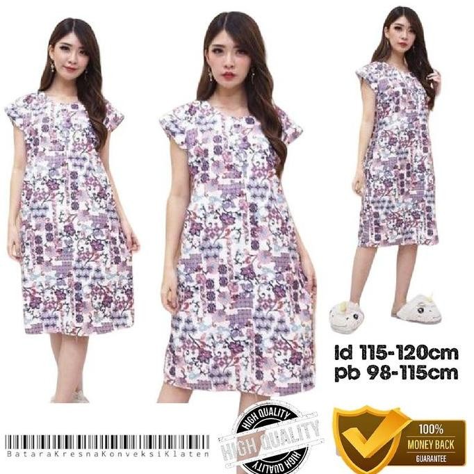 Daster Jumbo 100ribu Dapat 5 Bunga Busui hits