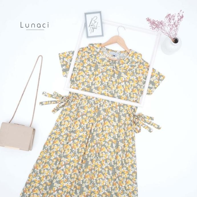 daster rayon premium jumbo Lunaci elma dress