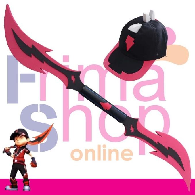 Terlaris TOPI + PEDANG TOMBAK BOBOIBOY HALILINTAR THE MOVIE SALE