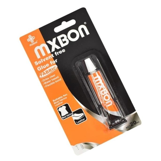 

BRG BARU Lem Untuk Kain Dan Kulit Mxbon Solvent Free Glue For Fabric Isi 20mL