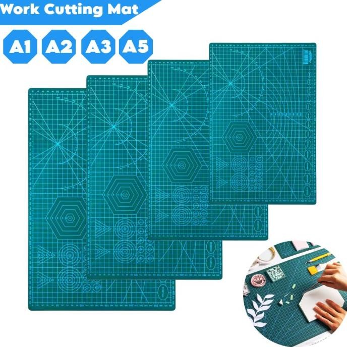 

Terlaris Cutting Mat Pad A1 A2 A3 A5 Alas Potong Kertas PVC Multifungsi Tatakan Pisau Cutter Work Cutting SALE