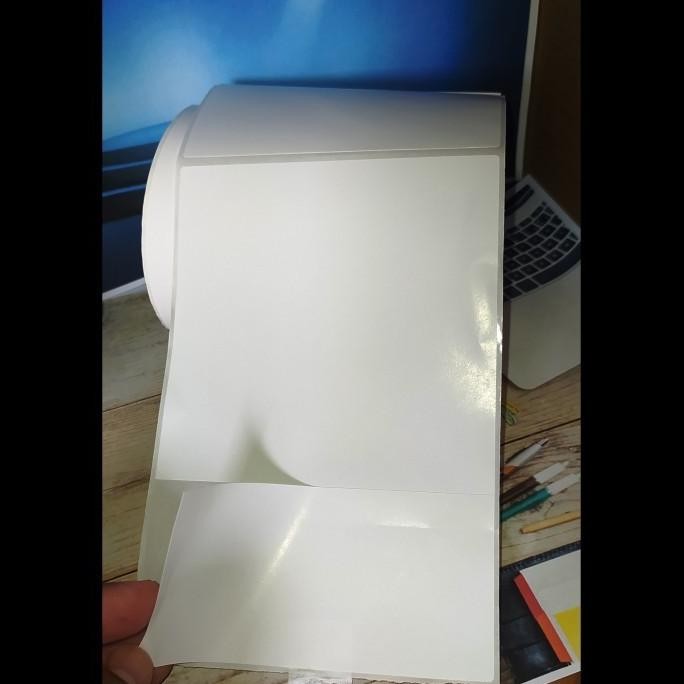 

MURAH LABEL DIRECT THERMAL RESI POS 100x150 mm HALFCUT STIKER 10X15 ISI 500