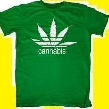 Kaos T Shirt Pria Cannabis