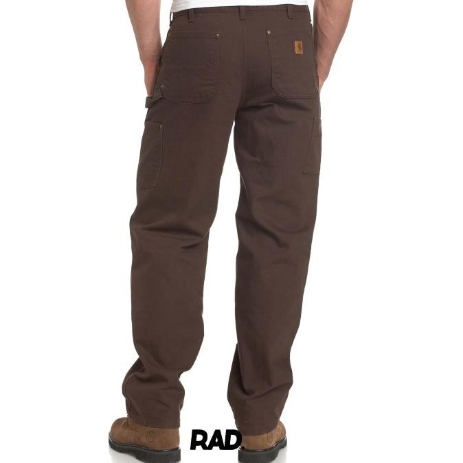 Murah Carhartt B136 Double Knee Pant Dark Brown