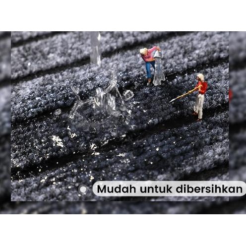 (KK) Kitchen Mat / Keset Dapur Bahan Karet PVC Premium AntiSlip (1SET BPS