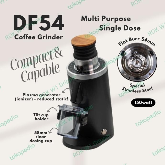 DF54 Coffee Grinder Flat Burr 54mm - penggiling kopi multipurpose L21