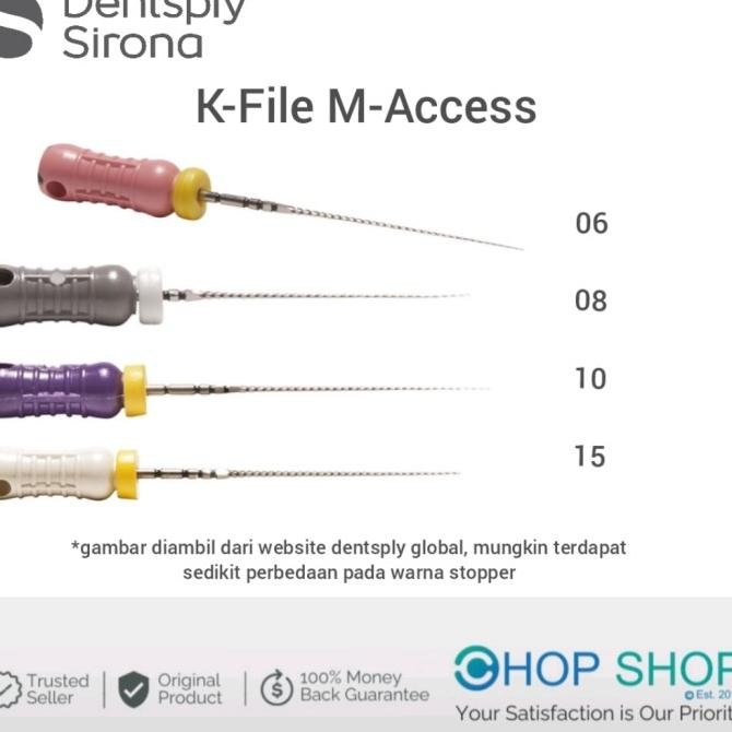 

K file 8 dan 10 Original by Dentsply KFile