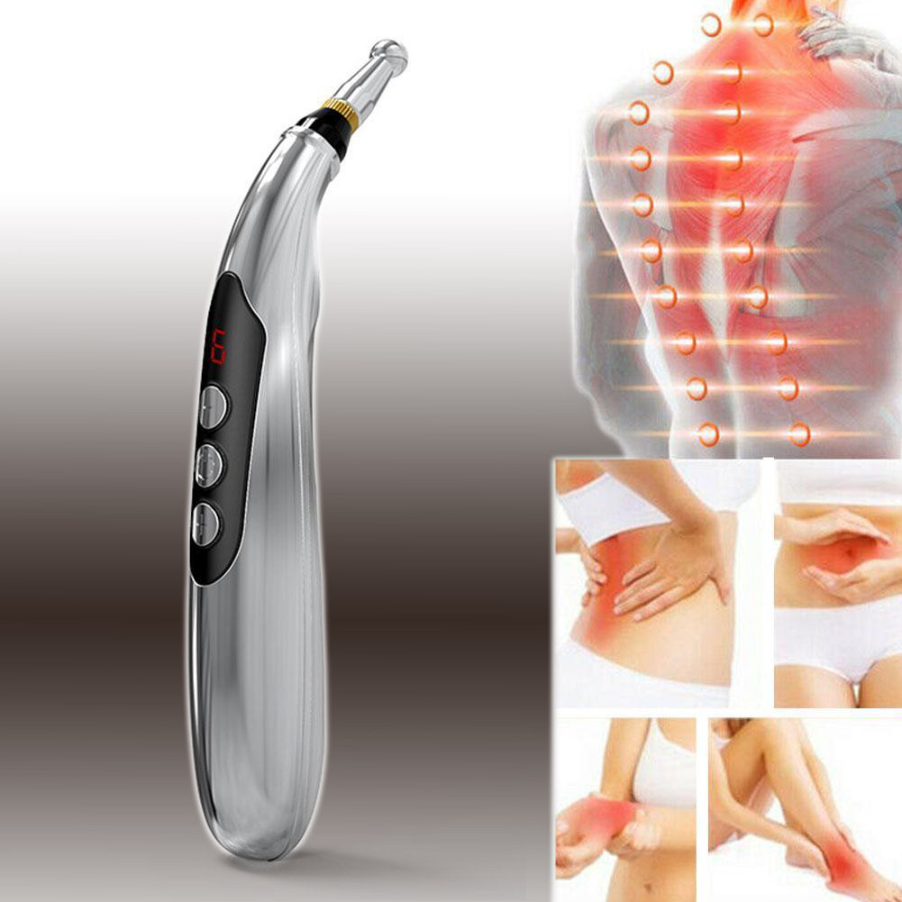 Alat Akupuntur Magnetic Therapy Pen Body Massager 9 Gears - W-912R