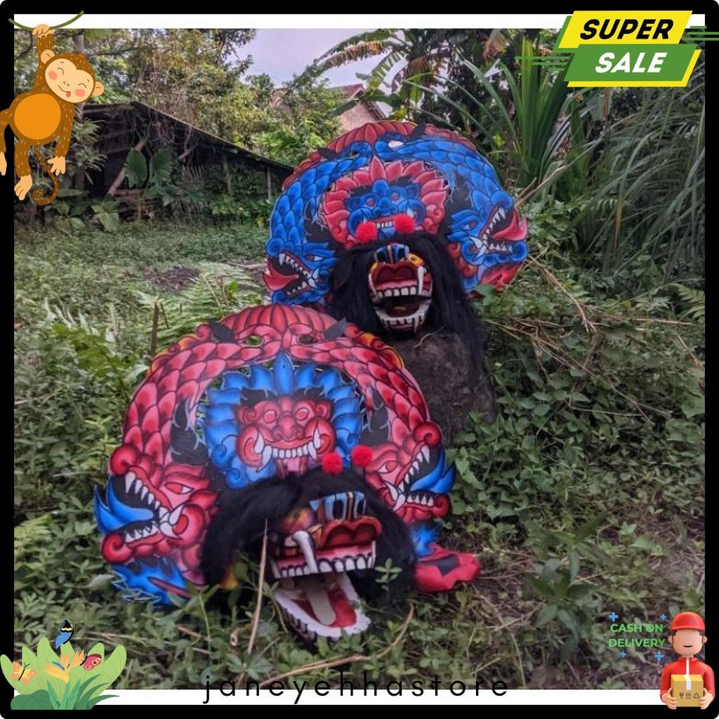 Mainan Tradisional Barongan Telon|Barongan Devil|Barongan Anak|Barongan Dewasa|Barongan Kayu|Baronga