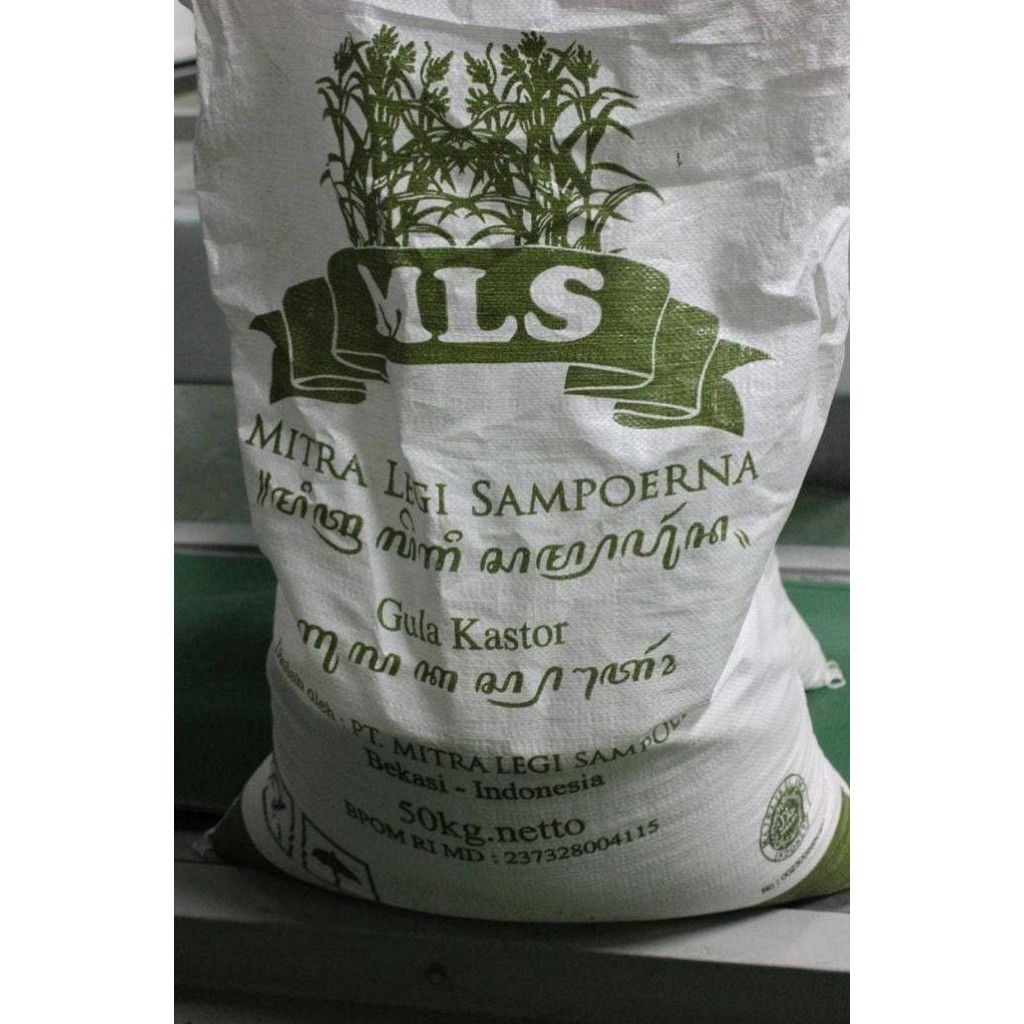 

Caster Sugar | Gula Kastor Mls - 50 Kg