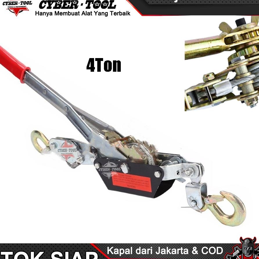 Hand Puller Rachet Traer Hand Tael 4 Ton Atrol Ling Hand Winch Offroad Hoit Tael T Ling Alat De Mobi