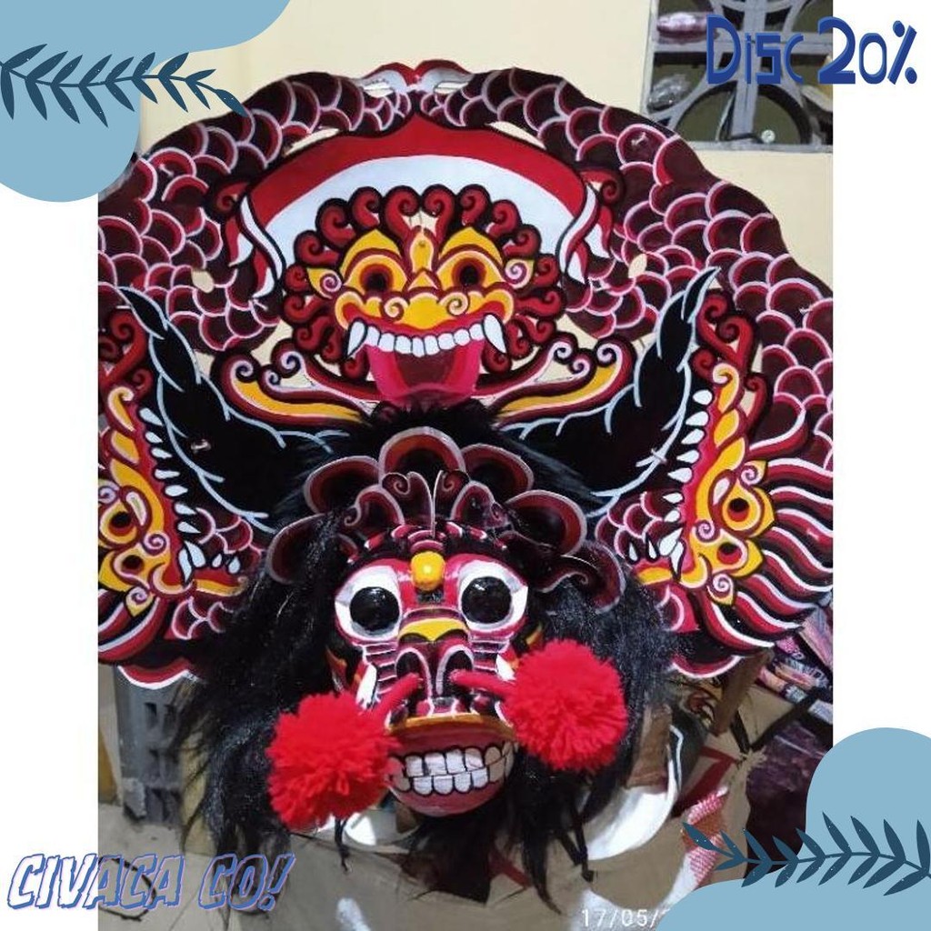 Promo Cod Barongan Anak Murah Uk 17-18 Barongan Devil Barongan Telon Ukd-23