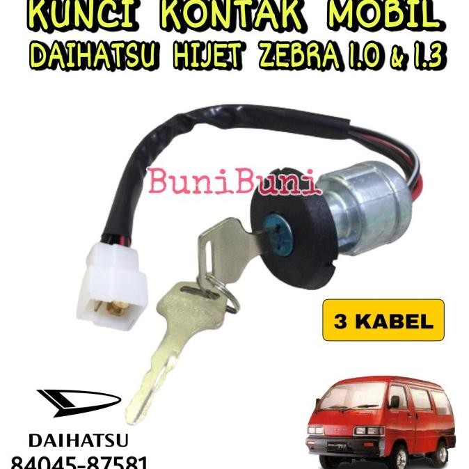 Kunci Kontak Mobil / Starter Switch Mobil ZEBRA 1.0 S88 & 1.3 S89