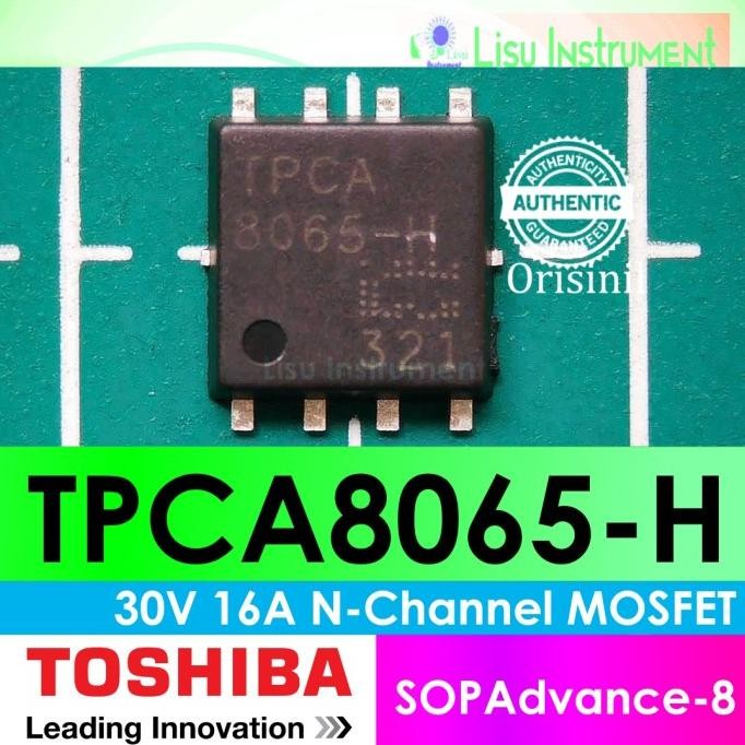 TPCA8065-H 30V 16A N-Channel MOSFET TPCA 8065-H SOPAdvance-8 Toshiba Original lisu992 Segera Dapatka