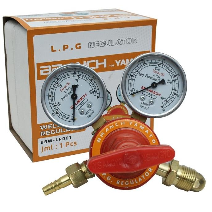 REGULATOR LPG BRANCH YAMATO - LPG GAS WELDING REGULATOR YR76 - REGULATOR ELPIJI - REGULATOR LAS