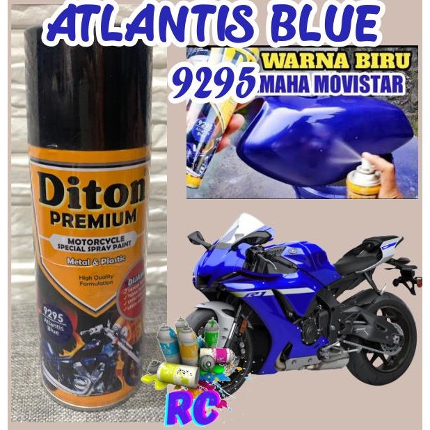 Sale Cat Pilox Diton Premium 9295 Atlantis Blue 400Cc Warna Biru Movistar Y