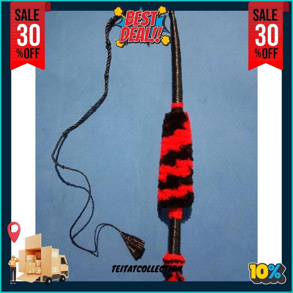 Cambuk Pecut Bopo Gom,Byok Panjang / Pecut Jaranan Panjang / Pecut Bopo Gombyok Original Produk