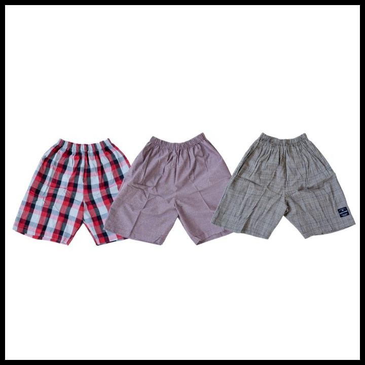 Terlaris Cottonology Celana Boxer Buy 1 Get 3 ( Random ) Good Quality