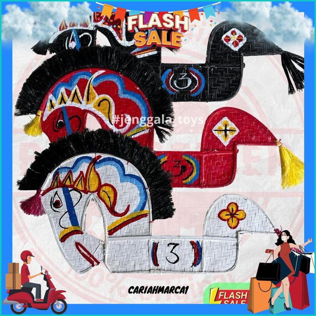 Kuda Lumping / Jaranan / Kuda Kepang Besar / Kuda Lumping Anak / Kuda Bambu Terlaris