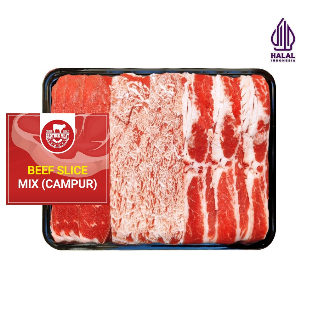 

Beef Slice Mix Daging Sapi 600gr, Brothermeatshop