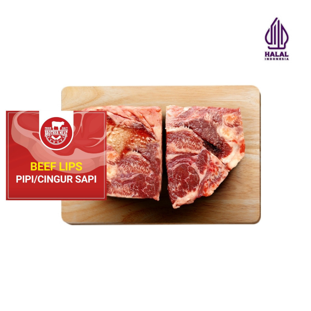 

Beef Lips / Daging Pipi Sapi 500gr - Brothermeatshop