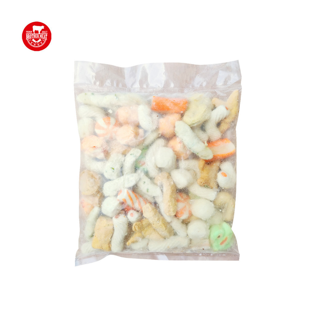 

Ay00! Bakso Seafood Mix 1kg Halal Shabu Suki