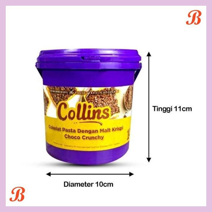 

| SMW | COLLINS CHOCO CRUNCHY 1 KG / SELAI OLES COKELAT CRUNCHY TOPPING ROTI