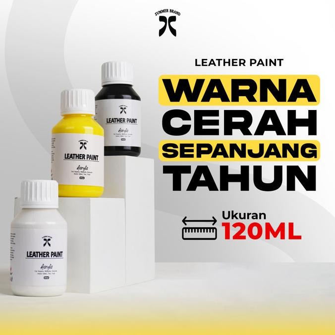 

Sale Cat Sepatu Tas 120Ml Leather Paint Cat Kanvas Sol Acrylic Kulit Asli