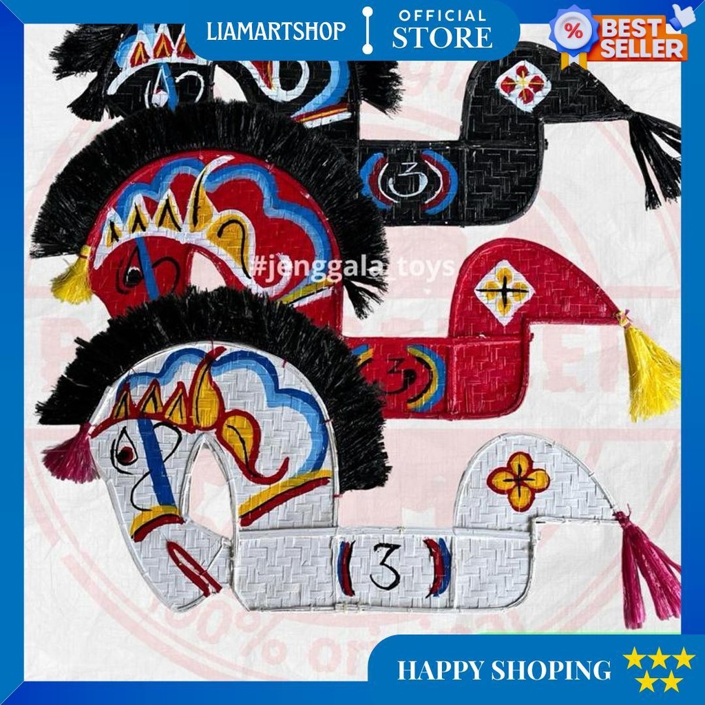 [ Cod ] Kuda Lumping / Jaranan / Kuda Kepang Besar / Kuda Lumping Anak / Kuda Bambu