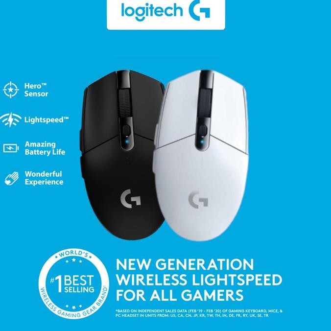 NEW Logitech G304 Lightspeed WIRELESS GAMING MOUSE MACRO 12K DPI