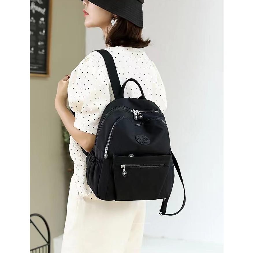 CR - ZAAROSE Tas Ransel Wanita Tas Besar Tahan Air Kanvas Import Branded TERLARIS