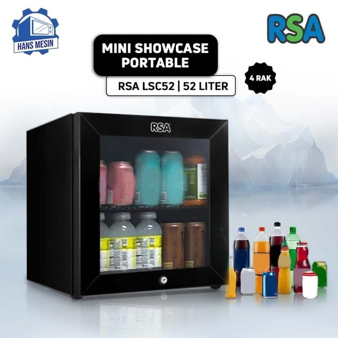 TERMURAH - Mini Showcase Portable RSA LSC52 / LSC-52