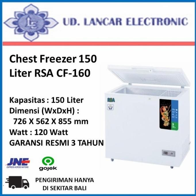 Chest Freezer RSA 150 Liter CF-160