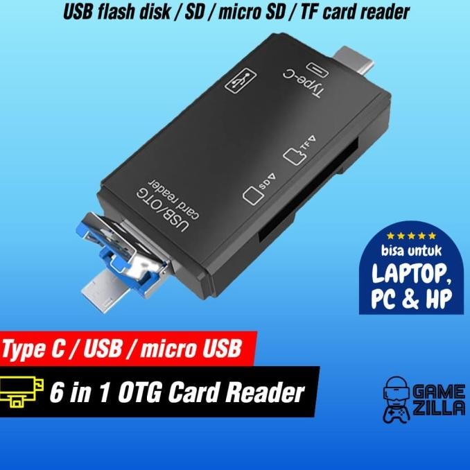 Best Seller Card Reader Micro Sd / Flashdisk / Sd Colokan Micro Usb / Usb / Type C