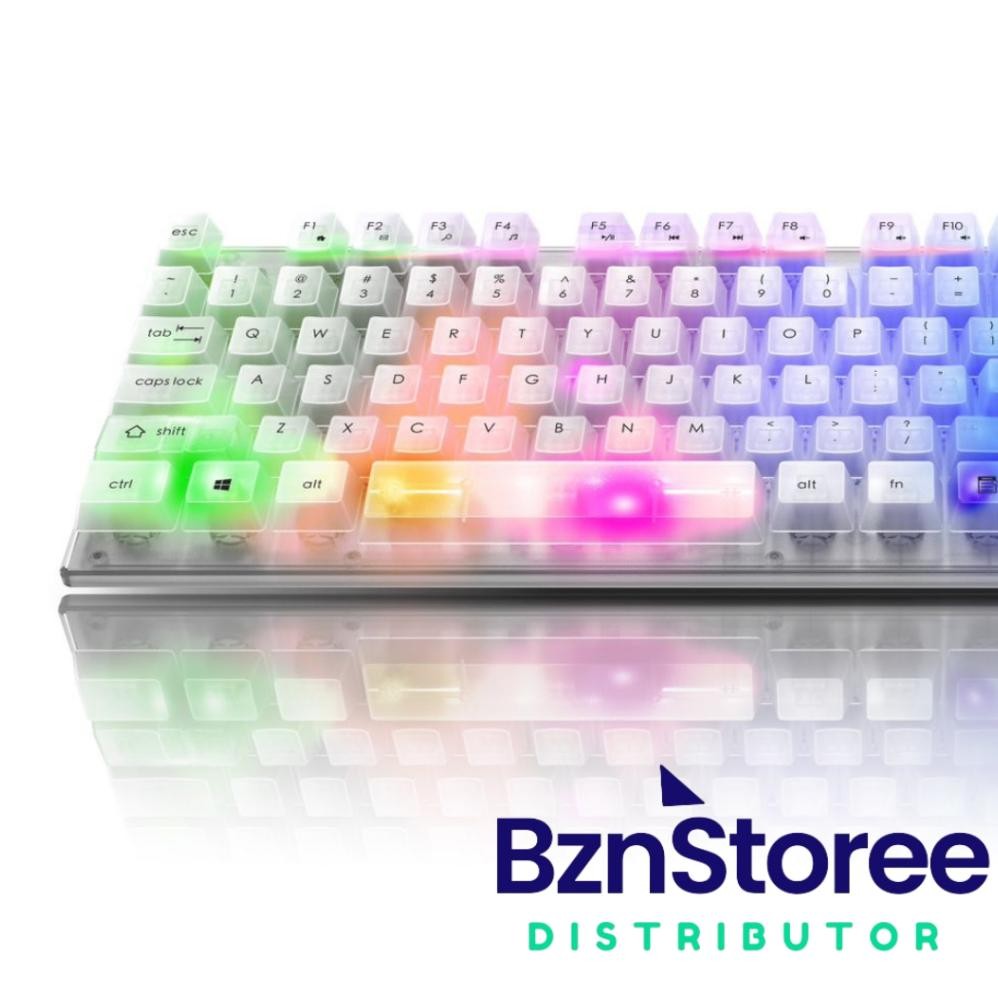 KOM Gaming Keyboard Transparent RGB /gaming wired usb kabel keyboard gaming RGB keyboard mechanical 