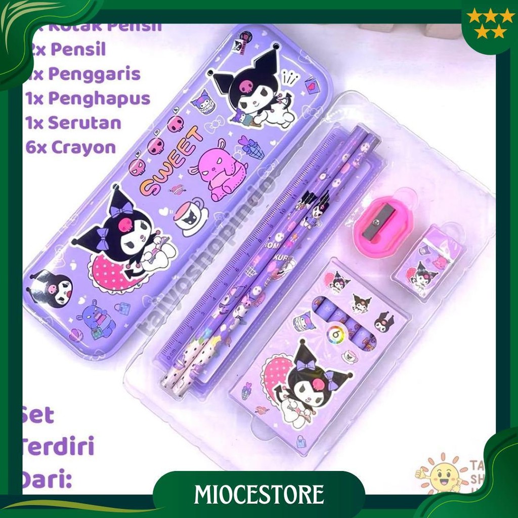 

Taiyo Alat Tulis Set Anak 7In1 Sanrio Karakter Stationery Tempat Kotak Pensil Perlengkapan Sekolah Promo