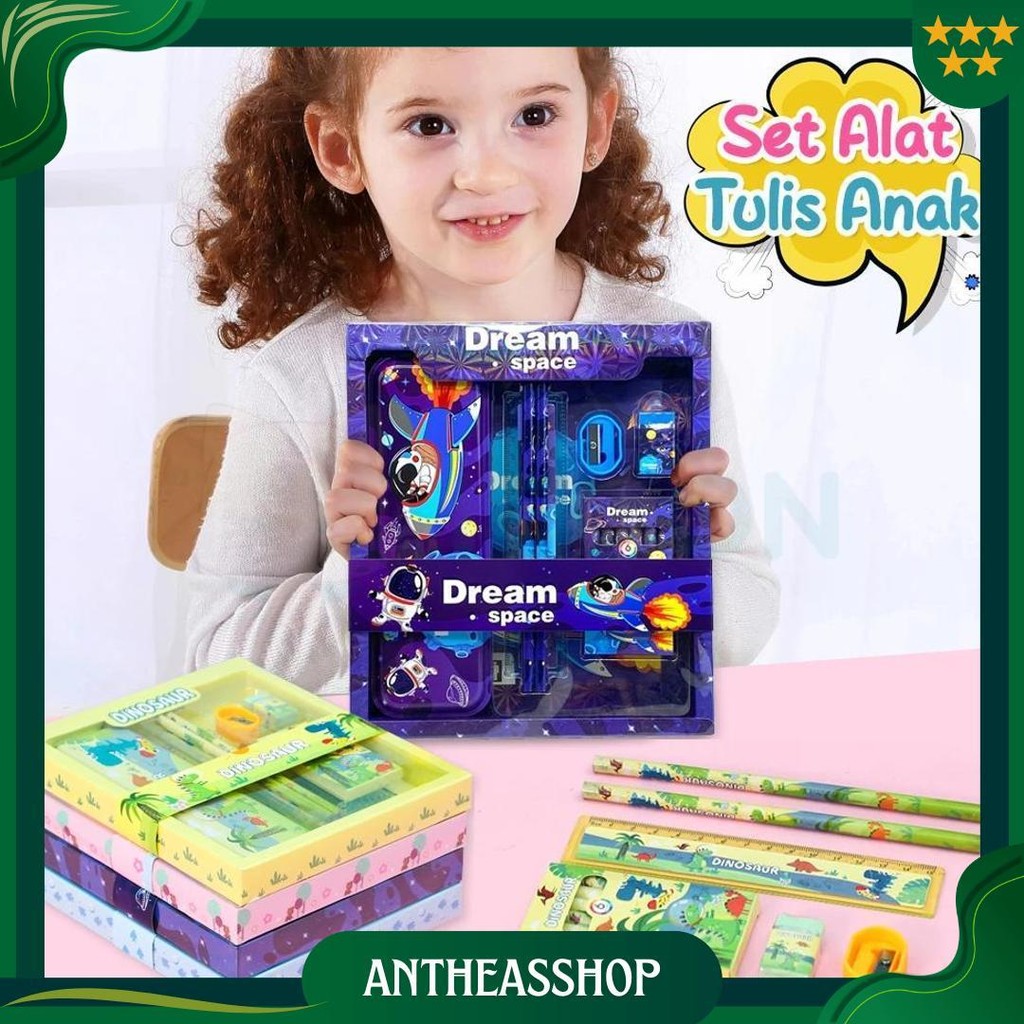 

Idoon Stationary Set Kotak Pensil Anak Set Stationery Alat Tulis Kotak Pensil Karakter Sale
