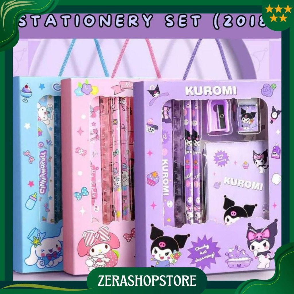 

Alat Tulis Anak Set Stationery Untuk Hadiah Anak Sekolah Motif Kartun/ Alat Tulis Set Karakter Kado Notes Pensil Rautan Penggaris Penghapus Best Seller